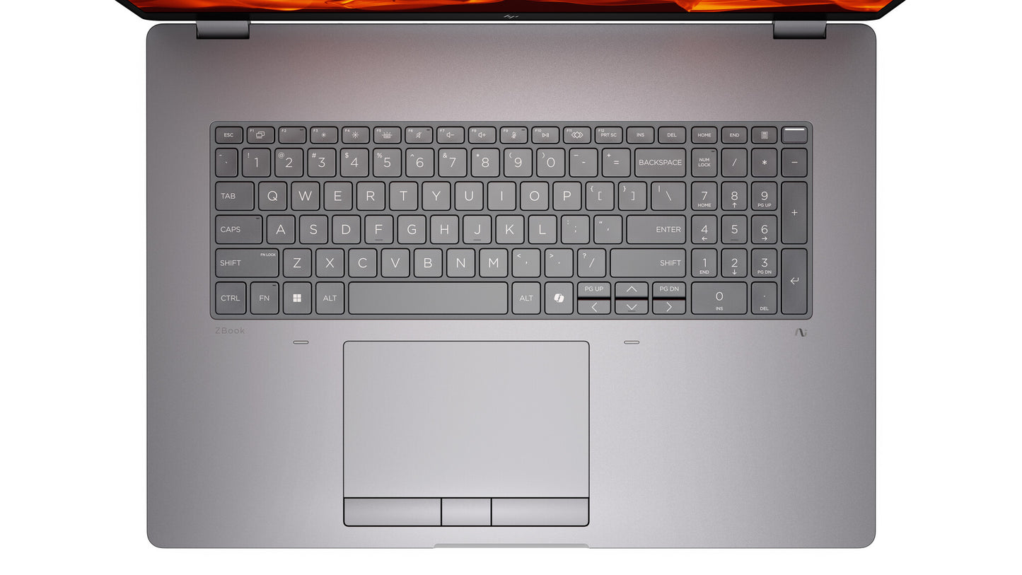 HP ZBook Fury G1i Data Science Intel Core Ultra 7 255HX Mobile workstation 45.7 cm (18") WQXGA 32 GB DDR5-SDRAM 1 TB SSD NVIDIA RTX PRO 2000 Blackwell Wi-Fi 7 (802.11be) Windows 11 Pro AI Workstation, AI PC Silver
