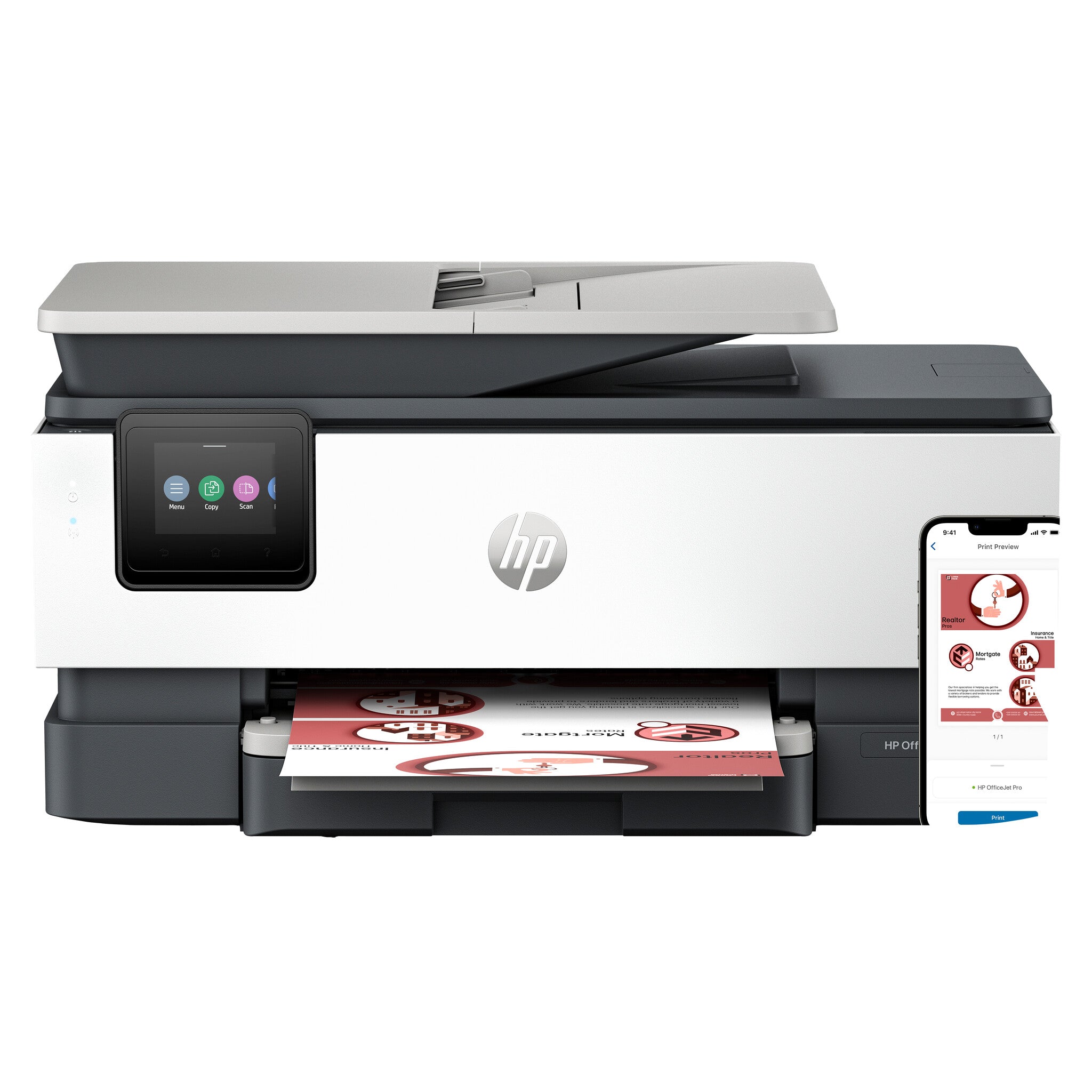 HP OfficeJet Pro 8132e Wireless All-in-One Color Printer, Instant Ink; Two-sided printing