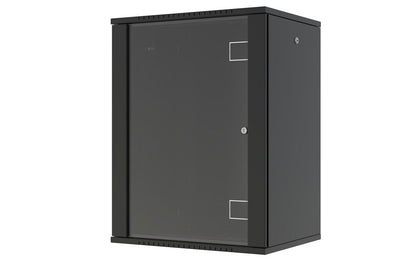 Lanview RWF16U45BL rack cabinet 16U Wall mounted rack Black