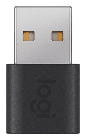 Logitech 956-000169 cable gender changer USB-C USB-A Graphite