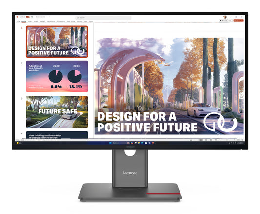 Lenovo ThinkVision P27QD-40 monitor, 68.6 cm (27-inch), 2560 x 1440 pixels, LED, black