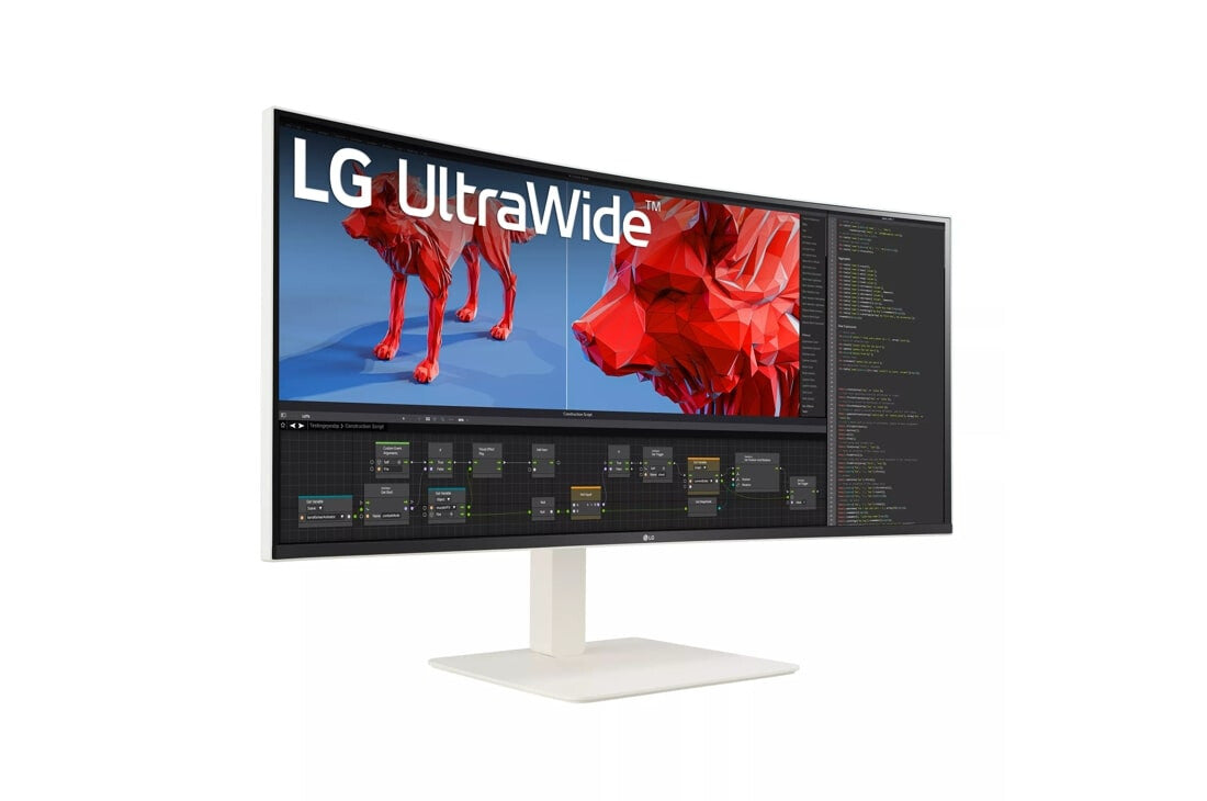 LG 38WR85QC-W computer monitor 96.5 cm (38") 3840 x 1600 pixels UltraWide Quad HD LCD White