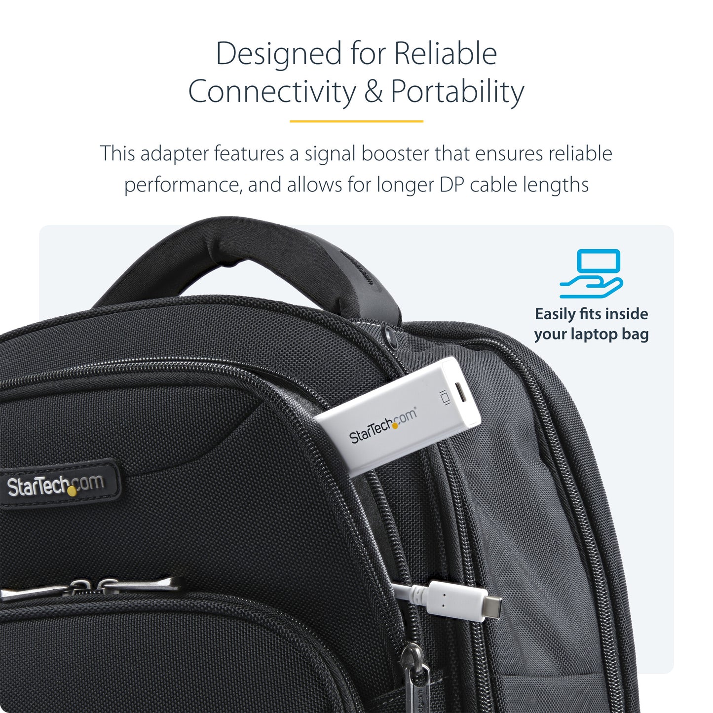 StarTech.com USB-C to Mini DisplayPort Adapter - 4K 60Hz - White - USB 3.1 Type-C to Mini DP Adapter - Upgraded Version is CDP2MDPEC