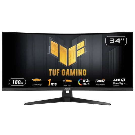 ASUS TUF Gaming VG34VQ3B computer monitor 86.4 cm (34") 3440 x 1440 pixels UltraWide Quad HD LED Black