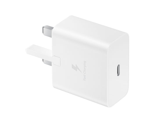 Samsung 15W Adaptive Fast Charger (with C to C Cable) Smartphone White USB Fast charging Indoor