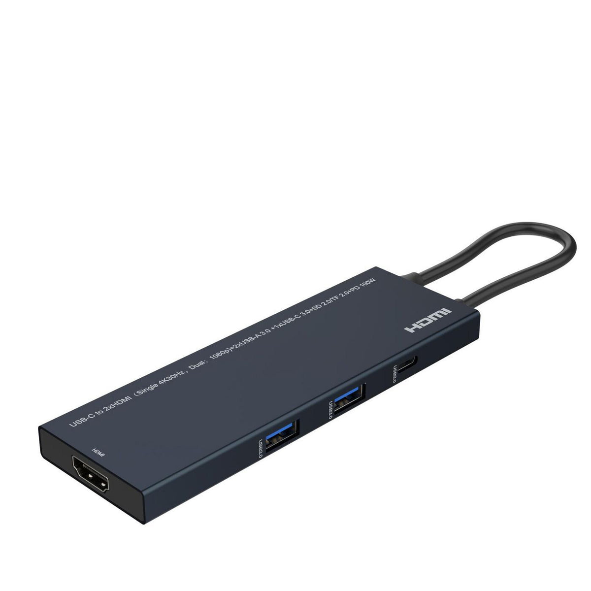 Microconnect USB3.1CCOM18 laptop dock/port replicator Wired Black