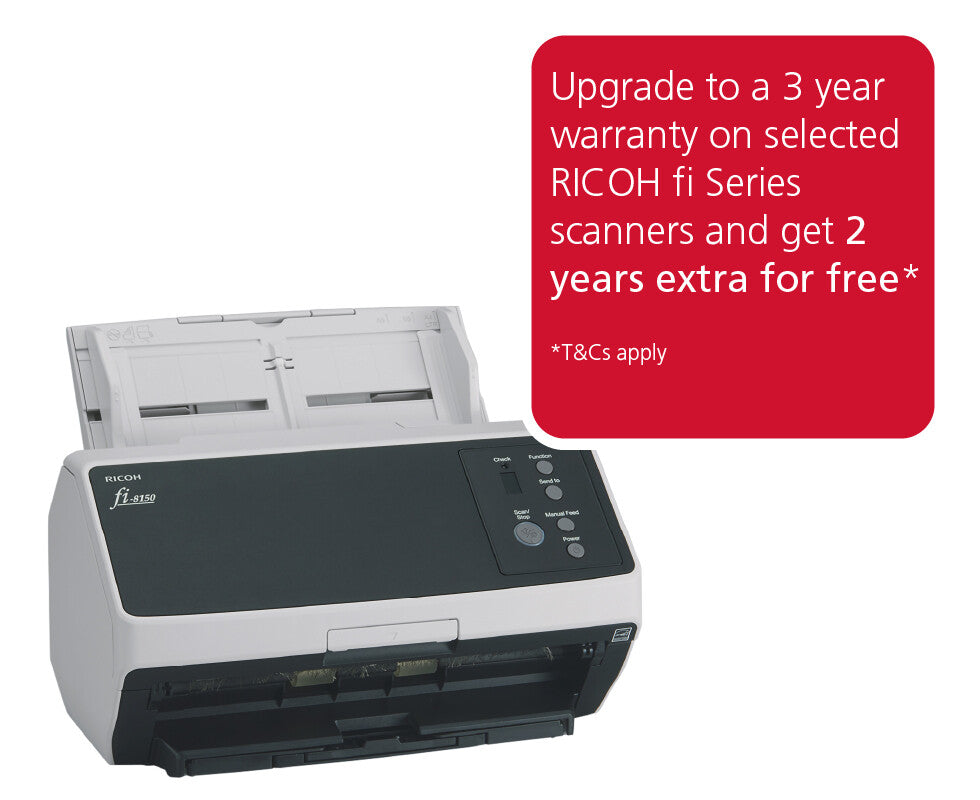 Ricoh FI-8150 ADF + Manual feed scanner 600 x 600 DPI A4 Black, Grey