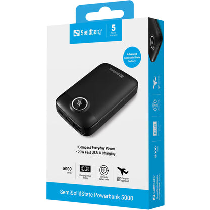 Sandberg SemiSolidState Powerbank 5000