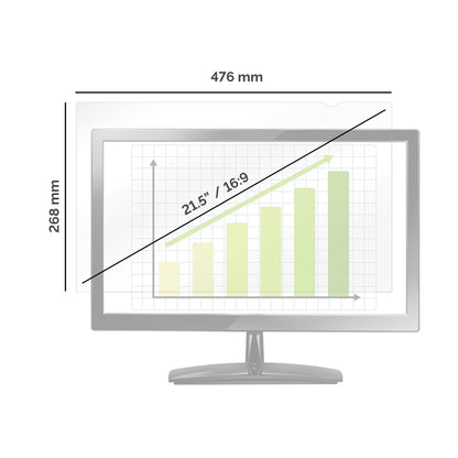 Fellowes PrivaScreen Blackout Privacy Filter - 21.5" Wide (16:9)