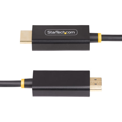 StarTech.com 3m DisplayPort to HDMI Adapter Cable, 4K 60Hz with HDR, DP to HDMI 2.0b, Active Video Converter, DisplayPort Desktop to HDMI Monitor