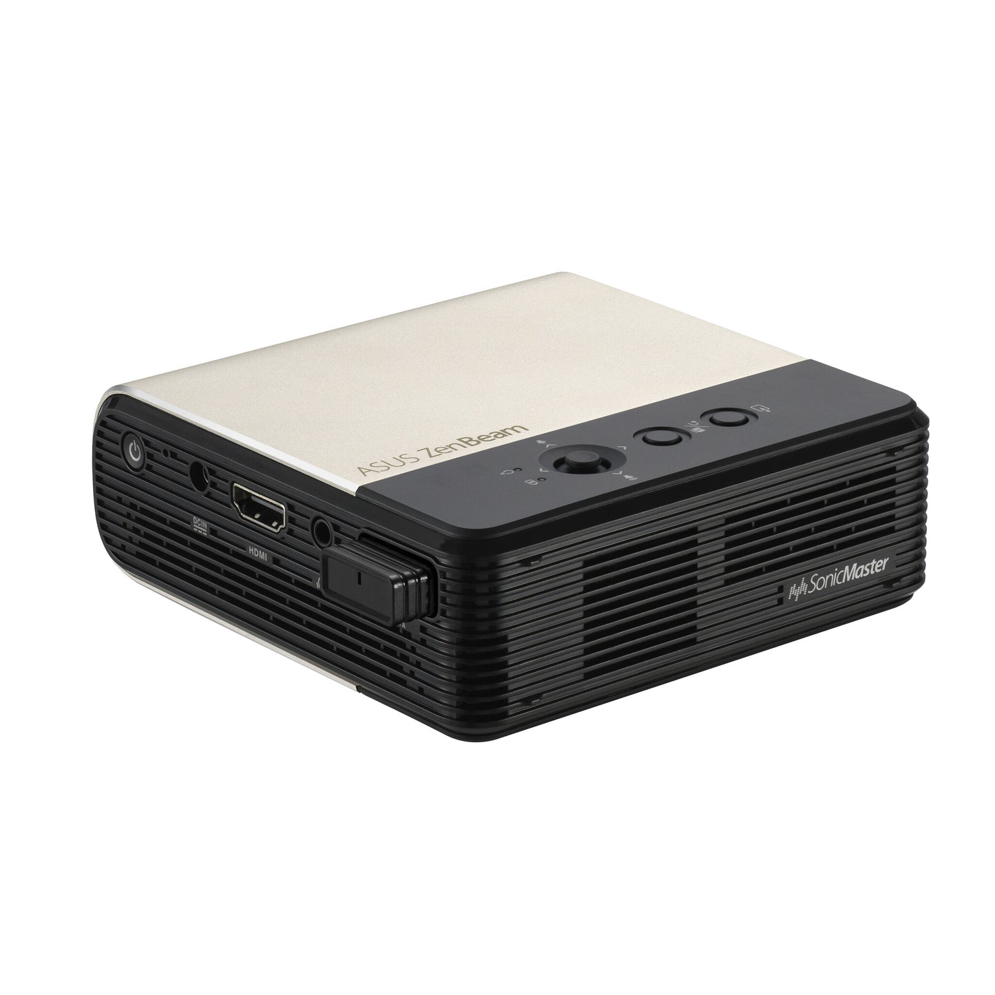 ASUS ZenBeam E2 data projector Standard throw projector 300 ANSI lumens DLP WVGA (854x480) Black, Gold