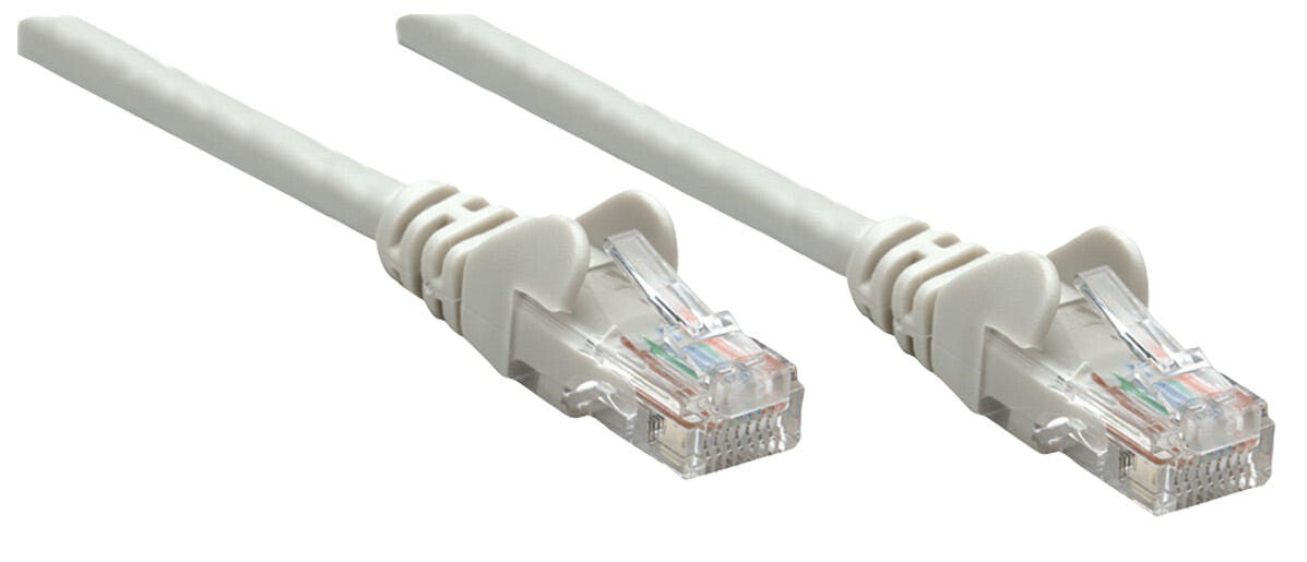 Intellinet Network Patch Cable, Cat6, 50m, Grey, Copper, S/FTP, LSOH / LSZH, PVC, RJ45, Gold Plated Contacts, Snagless, Booted, Lifetime Warranty