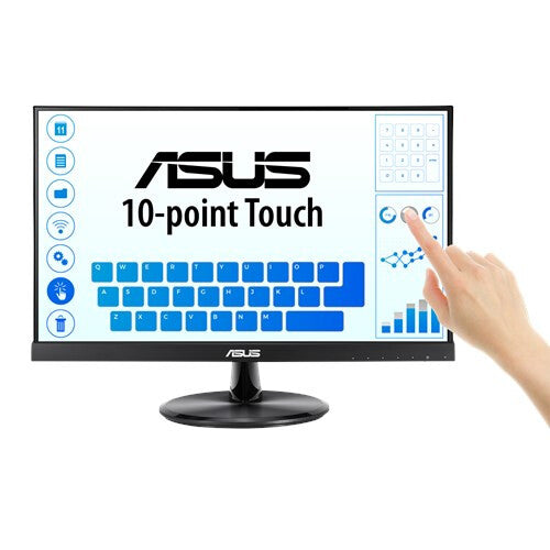 ASUS VT229H computer monitor 54.6 cm (21.5") 1920 x 1080 pixels Full HD LED Touchscreen Black
