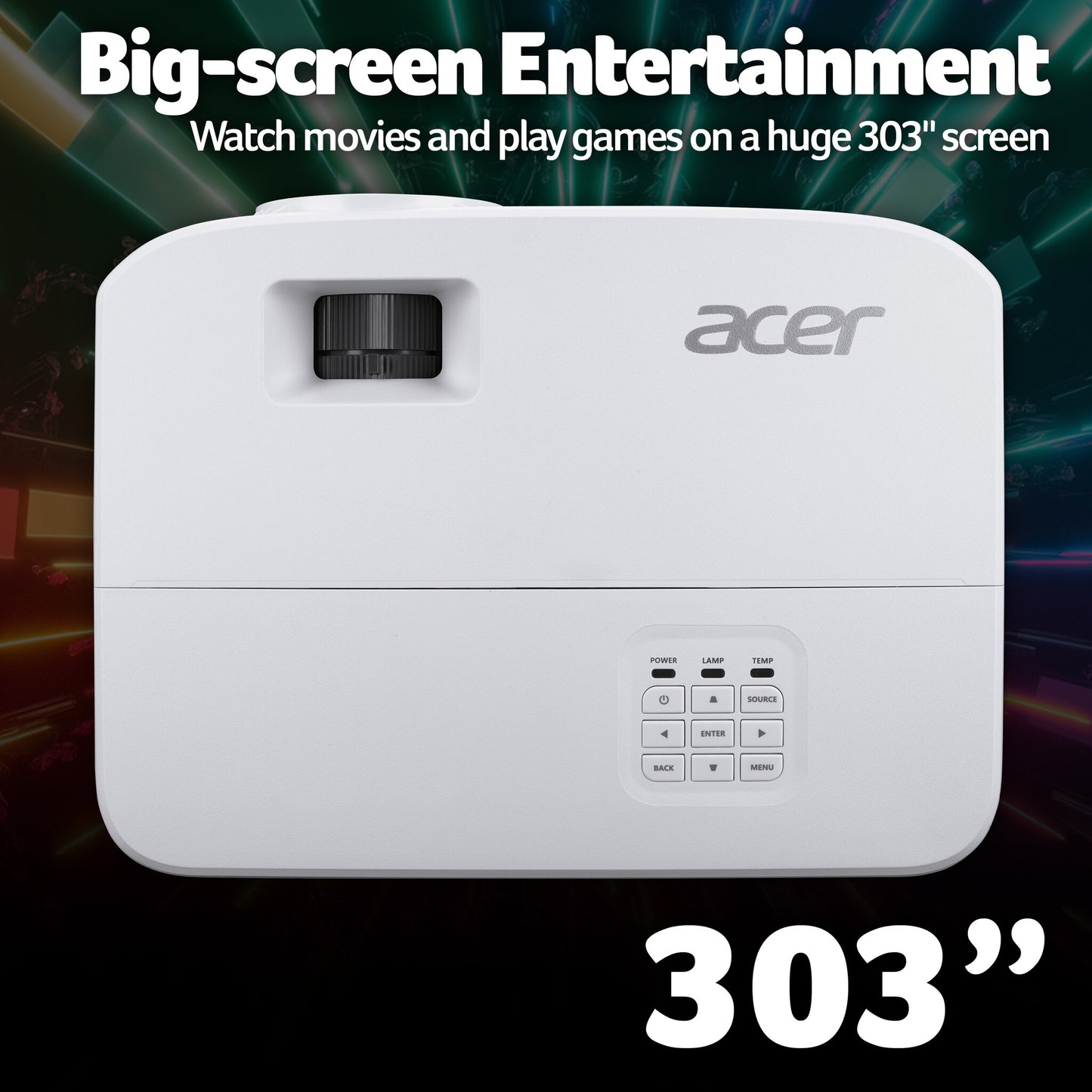 Acer Home H6518STi projector (DLP 3D, 1080p, 3500Lm)