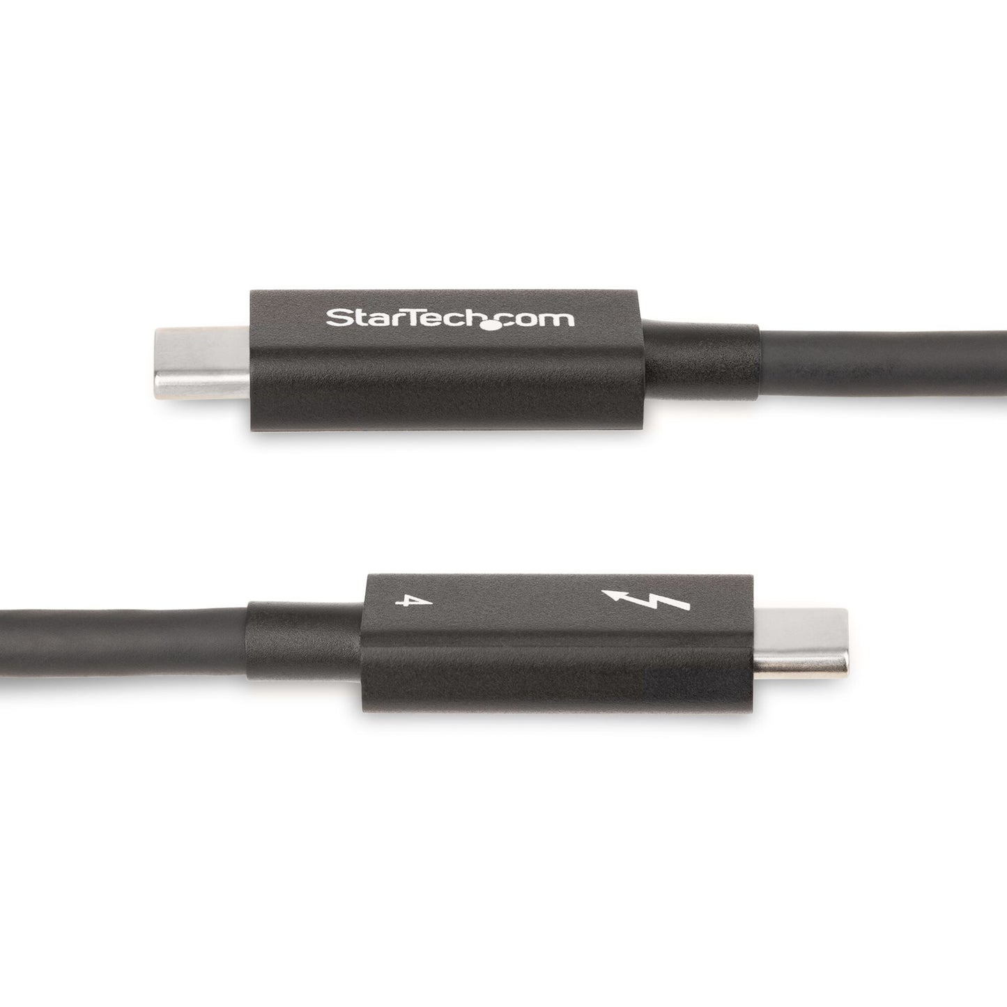 StarTech.com 6.6ft (2m) Active Thunderbolt 4 Cable, 40Gbps, 100W Power Delivery, 4K/8K Video, Intel-Certified Thunderbolt Cable - Compatible w/ USB4/Thunderbolt 4/ USB 3.2/ USB Type-C/DisplayPort/Thunderbolt 3