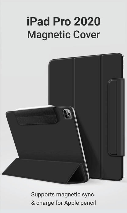 eSTUFF COLORADO Magnet Case for iPad 12.9 Pro 2022/2021/2020 - Black