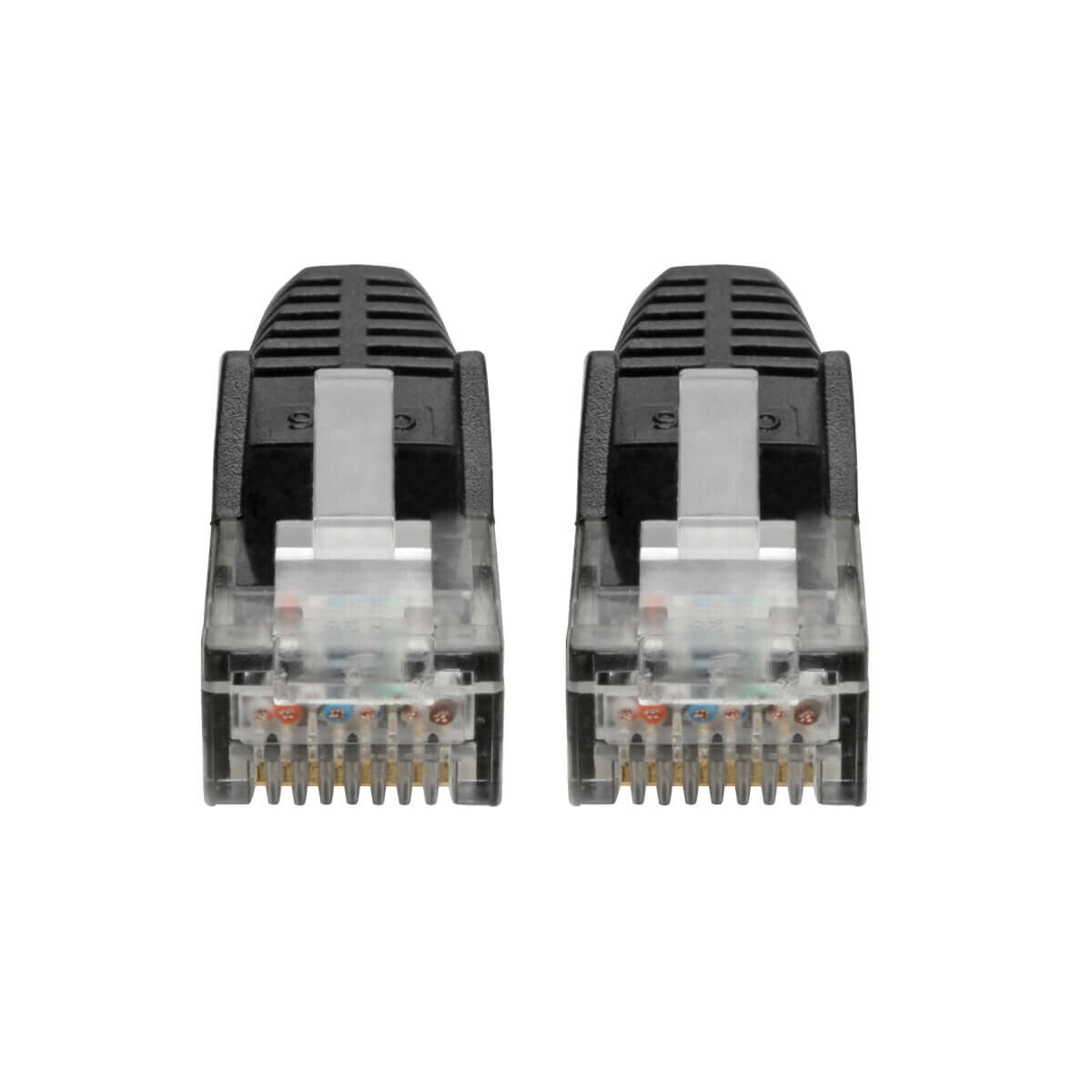 Tripp Lite N201-007-BK Cat6 Gigabit Snagless Molded (UTP) Ethernet Cable (RJ45 M/M), PoE, Black, 7 ft. (2.13 m)