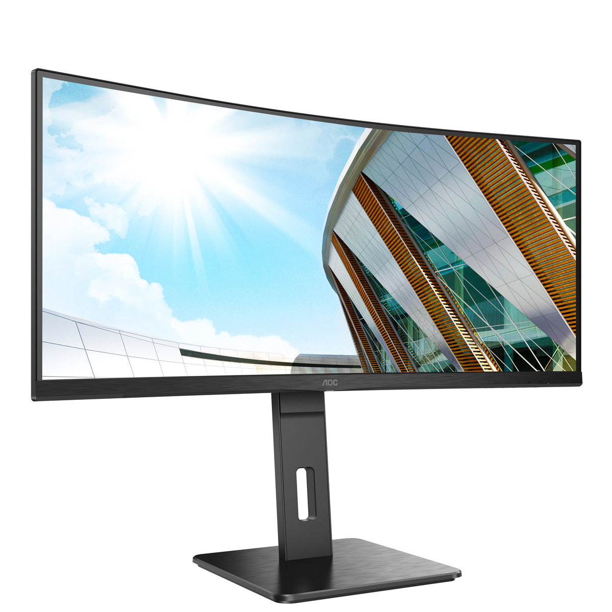 AOC P2 CU34P2A computer monitor 86.4 cm (34") 3440 x 1440 pixels Quad HD LED Black