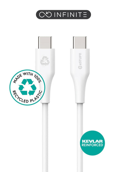 eSTUFF ES604270 USB cable USB 2.0 2 m USB C White