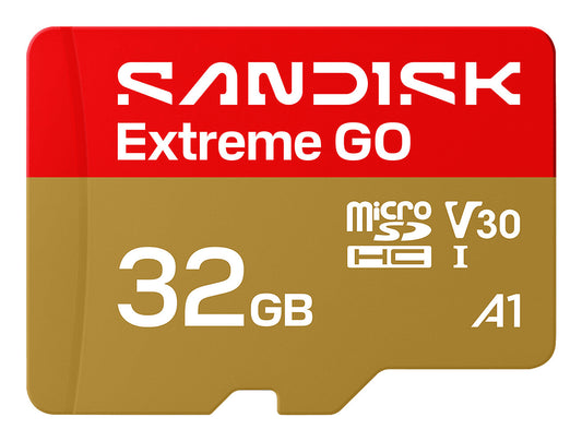 SanDisk Extreme GO 32GB MicroSDHC UHS-I memory card