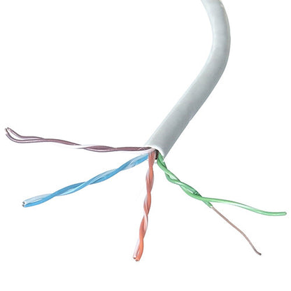 connektgear 305m Solid CAT5e UTP Network Cable Drum - 24AWG - Grey