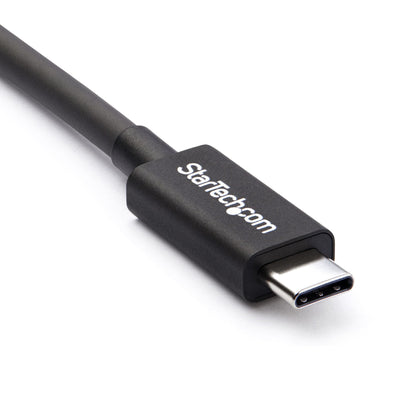 StarTech.com 2m (6.6ft) Thunderbolt 3 Cable, 20Gbps, 100W PD, 4K, Thunderbolt Certified, Compatible with Thunderbolt 4/USB 3.2/DisplayPort