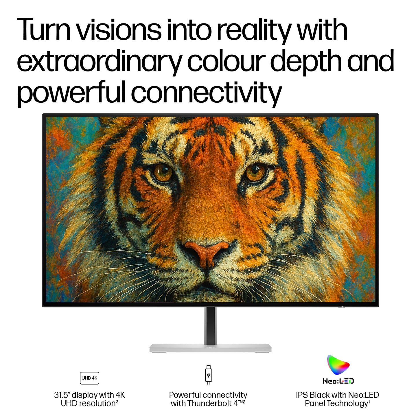 HP Series 7 Pro 31.5 inch 4K Thunderbolt 4 Docking Monitor - 732xk