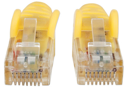 Intellinet Network Patch Cable, Cat6, 2m, Yellow, CCA, U/UTP, PVC, RJ45, Gold Plated Contacts, Snagless, Booted, Lifetime Warranty