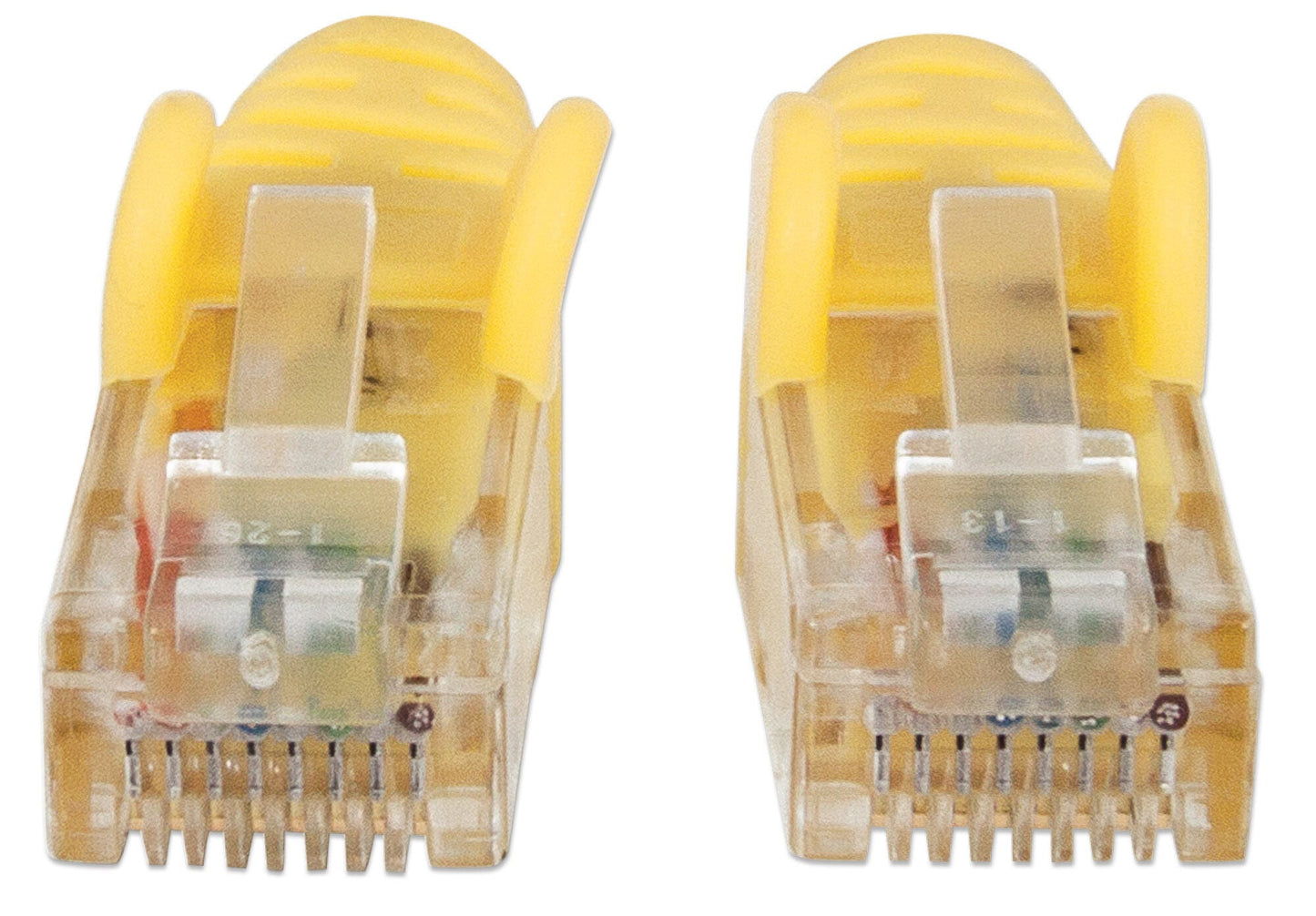 Intellinet Network Patch Cable, Cat6, 0.5m, Yellow, CCA, U/UTP, PVC, RJ45, Gold Plated Contacts, Snagless, Booted, Lifetime Warranty