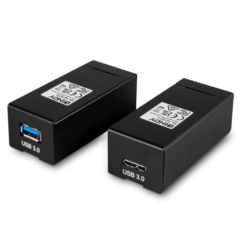 Lindy 200m Fibre Optic USB 3.0 Extender