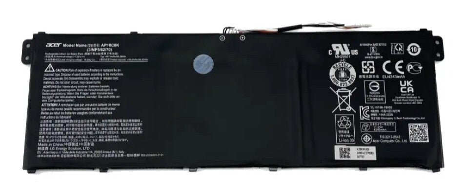 Acer KT.0030G.020 laptop spare part Battery
