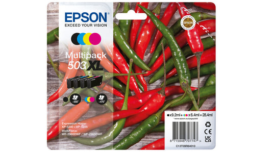 Epson Multipack 4-colours 503XL ink cartridge, black, cyan, magenta and yellow