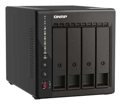 QNAP TS-453E NAS Tower Intel® Celeron® J6412 8 GB 0 TB QNAP QTS Black