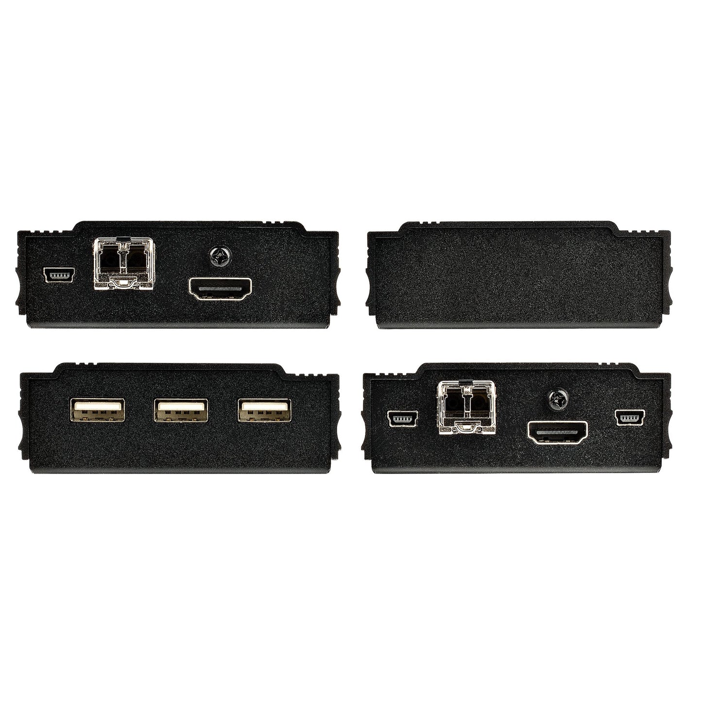 StarTech.com 4K HDMI KVM Extender over Fiber - HDMI Video & USB Remote KVM Switch/Console Extender - up to 984ft/300m (MultiMode) - 2x 10G MMF SFP+ modules - KVM Extension Kit (TX/RX)