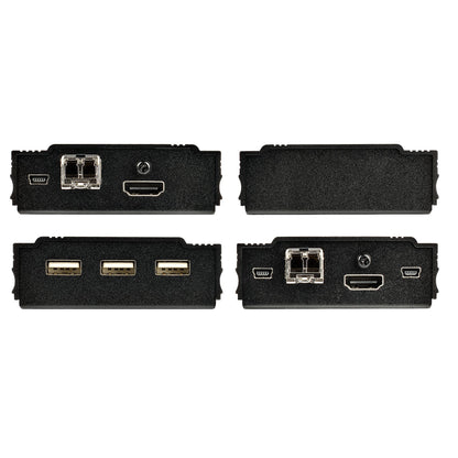 StarTech.com 4K HDMI KVM Extender over Fiber - HDMI Video & USB Remote KVM Switch/Console Extender - up to 984ft/300m (MultiMode) - 2x 10G MMF SFP+ modules - KVM Extension Kit (TX/RX)