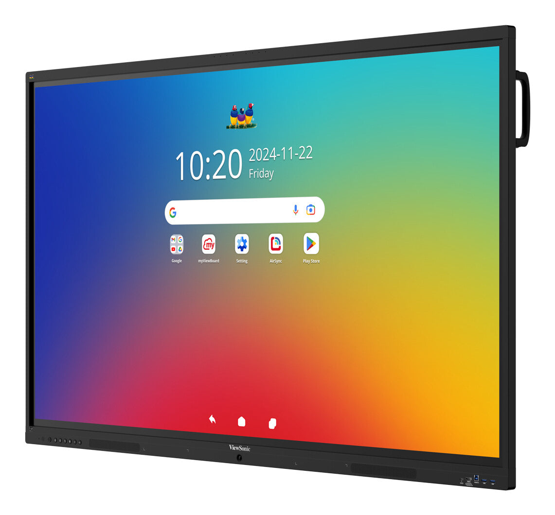 Viewsonic IFP 75IN 4K ANDROID 16 EDLA 64 interactive whiteboard 190.5 cm (75") 3840 x 2160 pixels Touchscreen
