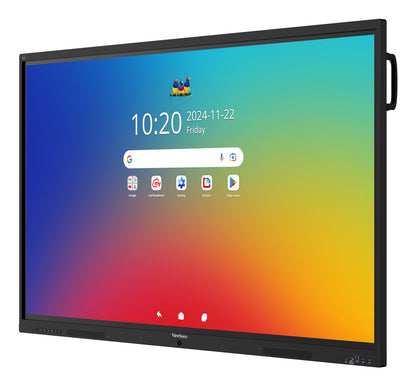 Viewsonic IFP 75IN 4K ANDROID 16 EDLA 64 interactive whiteboard 190.5 cm (75") 3840 x 2160 pixels Touchscreen