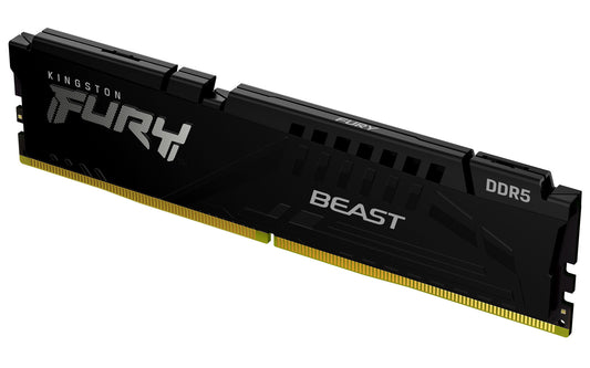 Kingston Technology FURY Beast 16GB 5600MT/s DDR5 CL40 DIMM, 288-pin DIMM, black