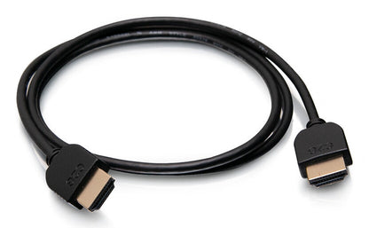 C2G 3ft (0.9m) Plus Series Slim Flexible High Speed HDMI® Cable with Ethernet