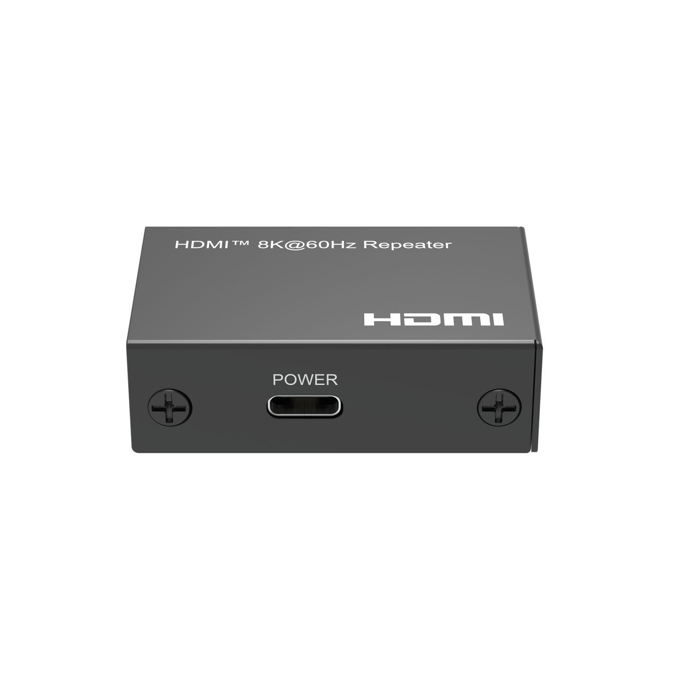 Microconnect MC-HDMIREPEATER-8K AV extender Black