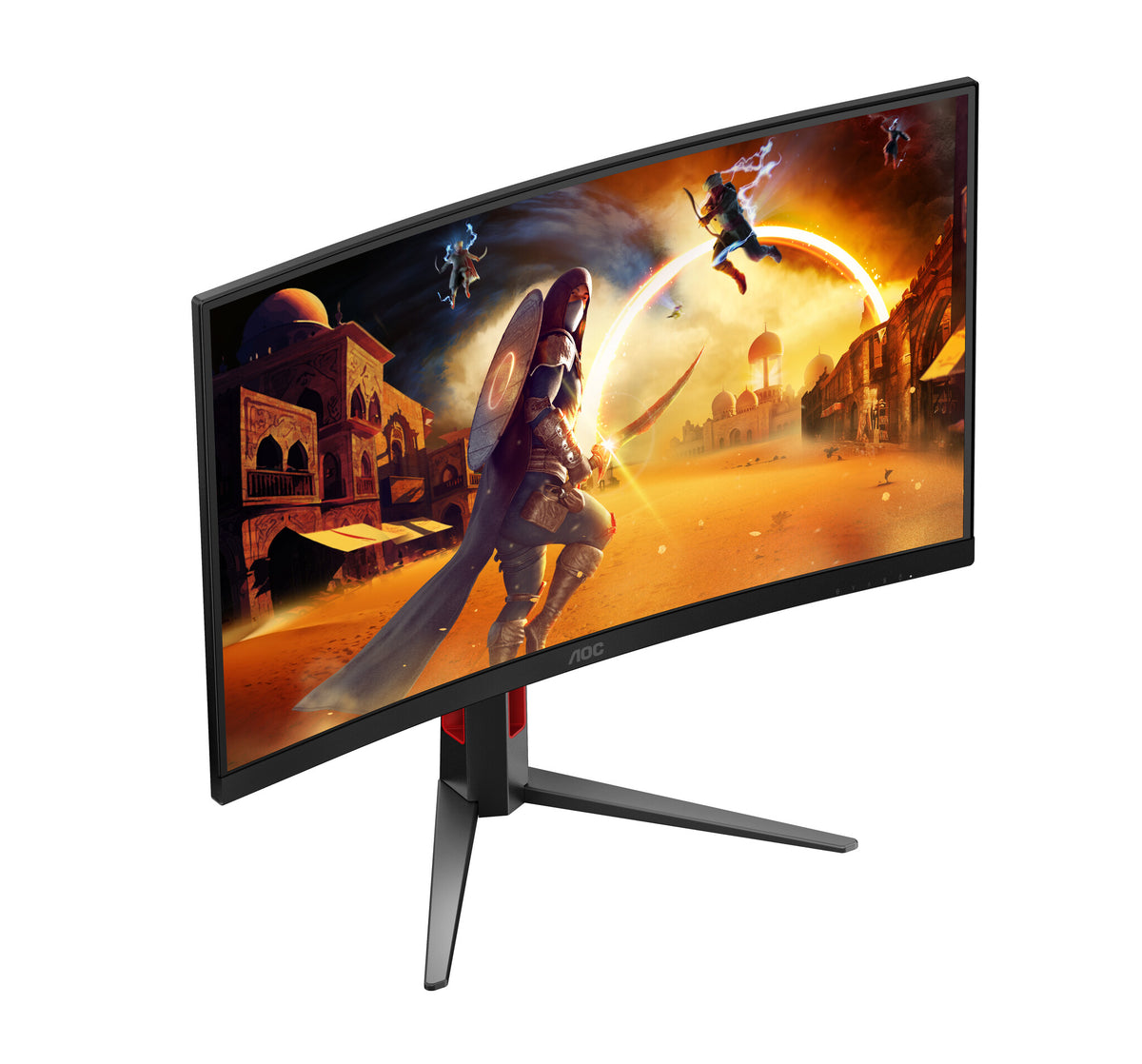 AOC G4 Gaming computer monitor 68.6 cm (27") 2560 x 1440 pixels Quad HD LED Black, Red