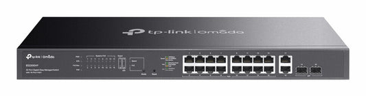 TP-Link Omada ES220GMP network switch, Managed, 18-port, Power over Ethernet (PoE), black