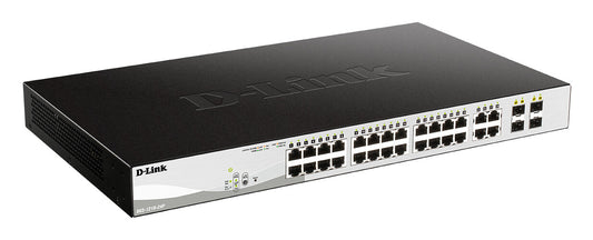 D-Link 24-Port Gigabit PoE network switch, Managed