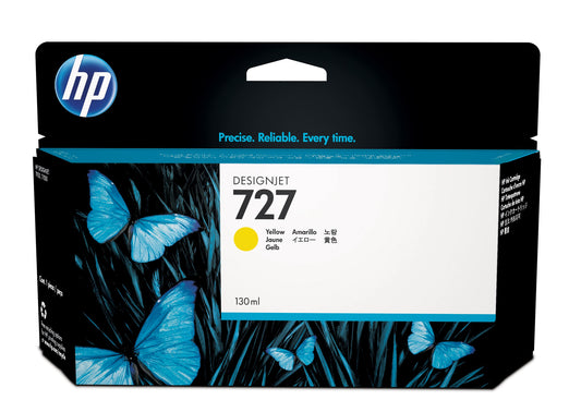 HP 727 130-ml Yellow DesignJet Ink Cartridge