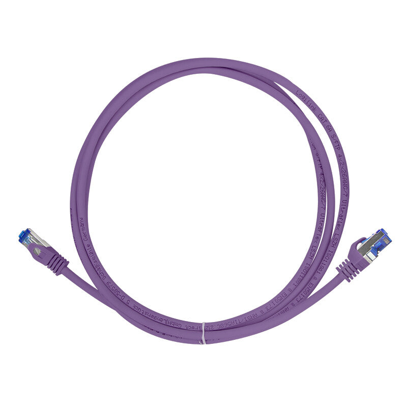 LogiLink C6A049S networking cable Purple 1.5 m Cat6a S/FTP (S-STP)