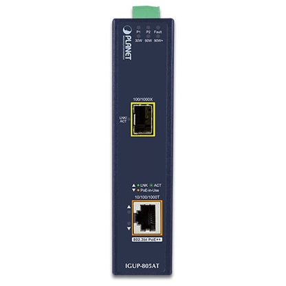 PLANET IGUP-805AT network media converter 1000 Mbit/s Blue