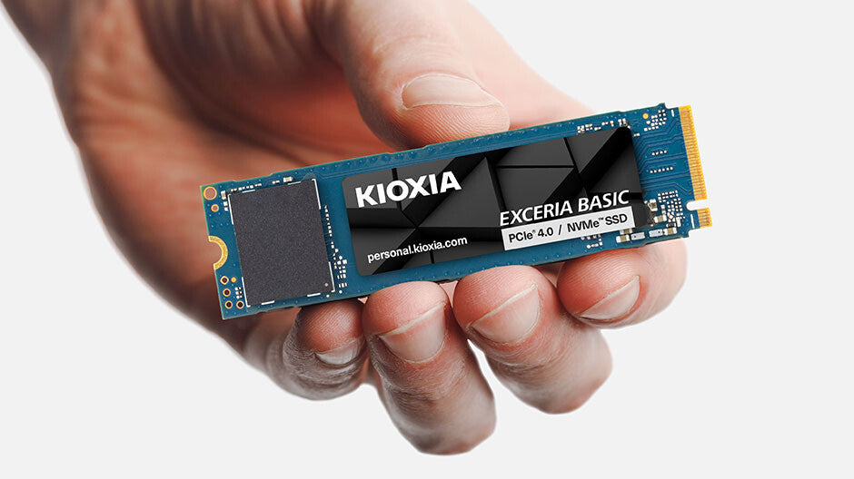 Kioxia LSF10Z001TG8 internal solid state drive 1 TB M.2 PCI Express 4.0 NVMe QLC