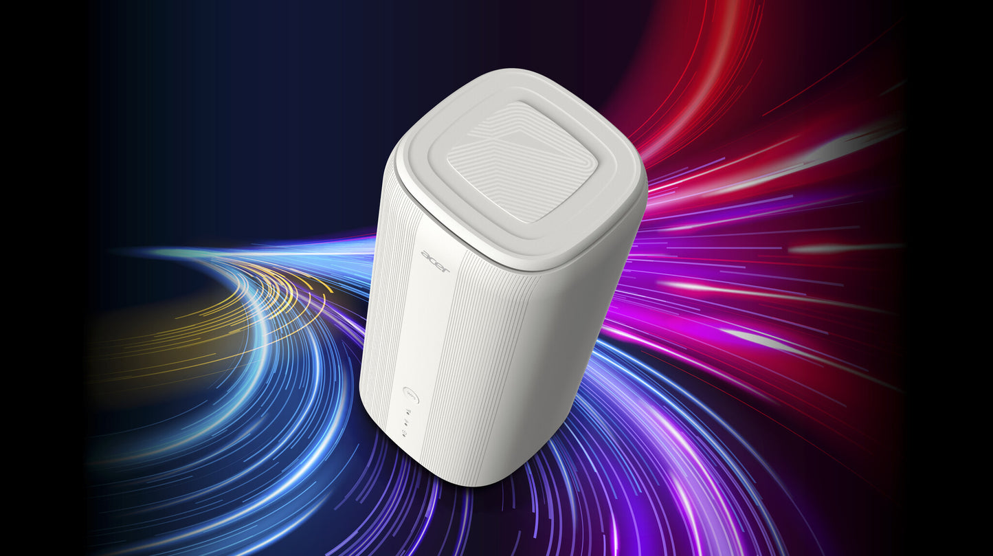 Acer Connect X6E wireless router Gigabit Ethernet Tri-band (2.4 GHz / 5 GHz / 6 GHz) 5G White