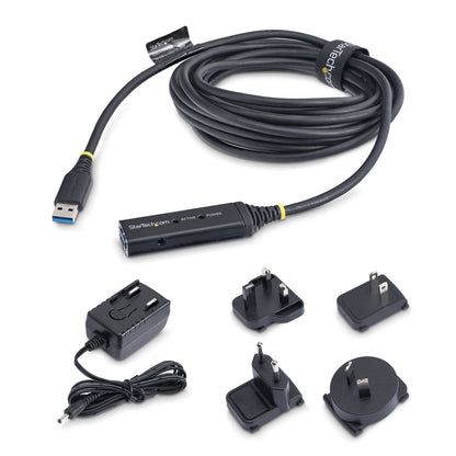 StarTech.com 5m USB 3.0 (5Gbps) Active Extension Cable - M/F - TAA