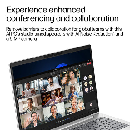 HP EliteBook 6 G2a 14 inch Notebook AI PC AMD Ryzen™ 7 250 Laptop 35.6 cm (14") WUXGA 16 GB DDR5-SDRAM 512 GB SSD Wi-Fi 7 (802.11be) Windows 11 Pro Silver